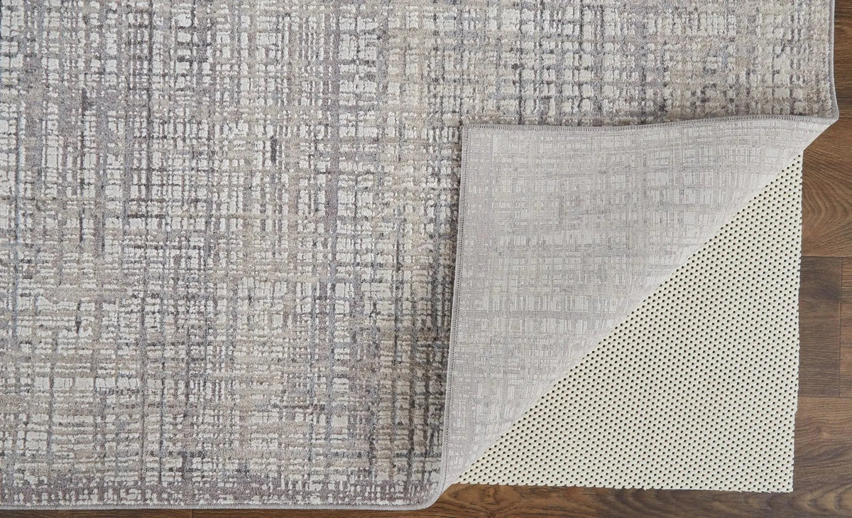 Lennon LEN39G4F Taupe/Ivory Rug