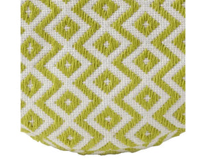 Lenon LNN01 Chartreuse/Ivory Pouf