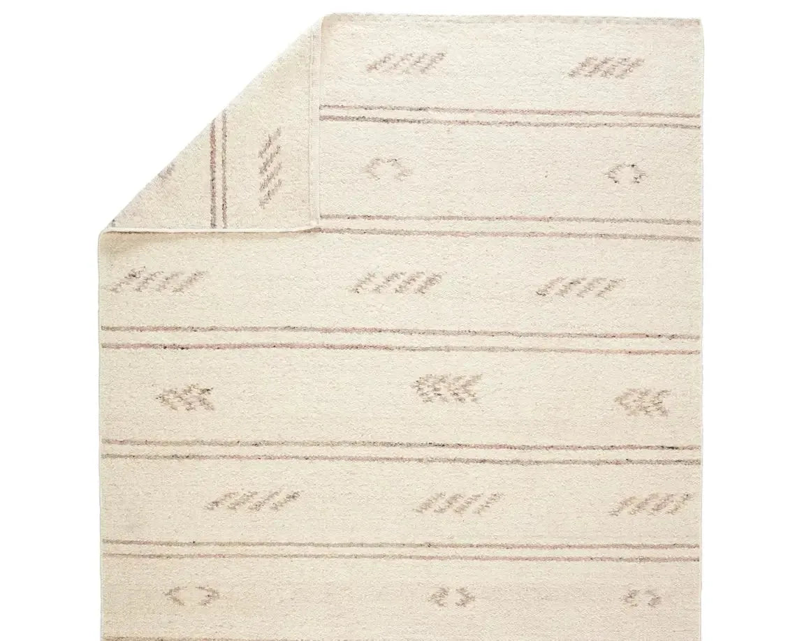 Leona LEO02 Lt. brown/Cream Rug