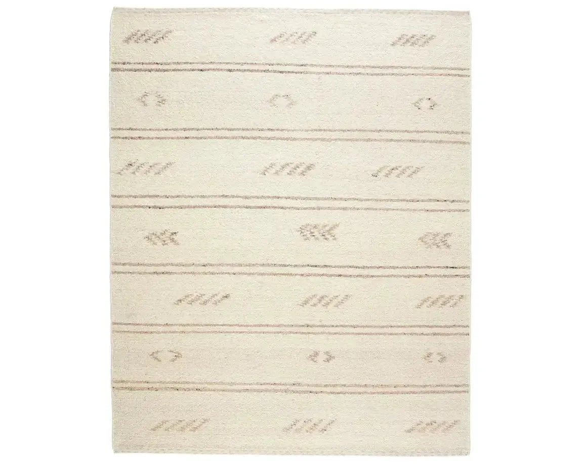 Leona LEO02 Lt. brown/Cream Rug