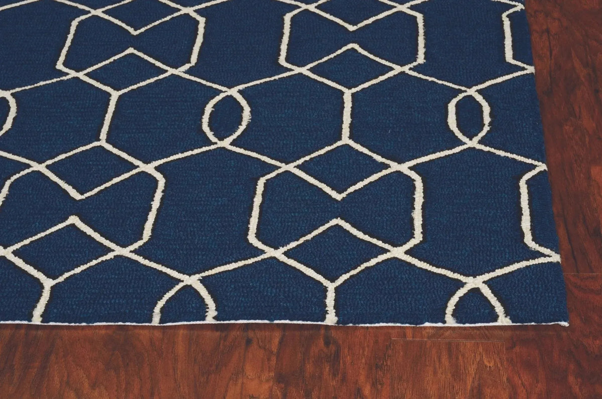 Libby Langdon Hamptons 5230 Groovy Gate Navy Rug