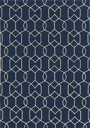 Libby Langdon Hamptons 5230 Groovy Gate Navy Rug
