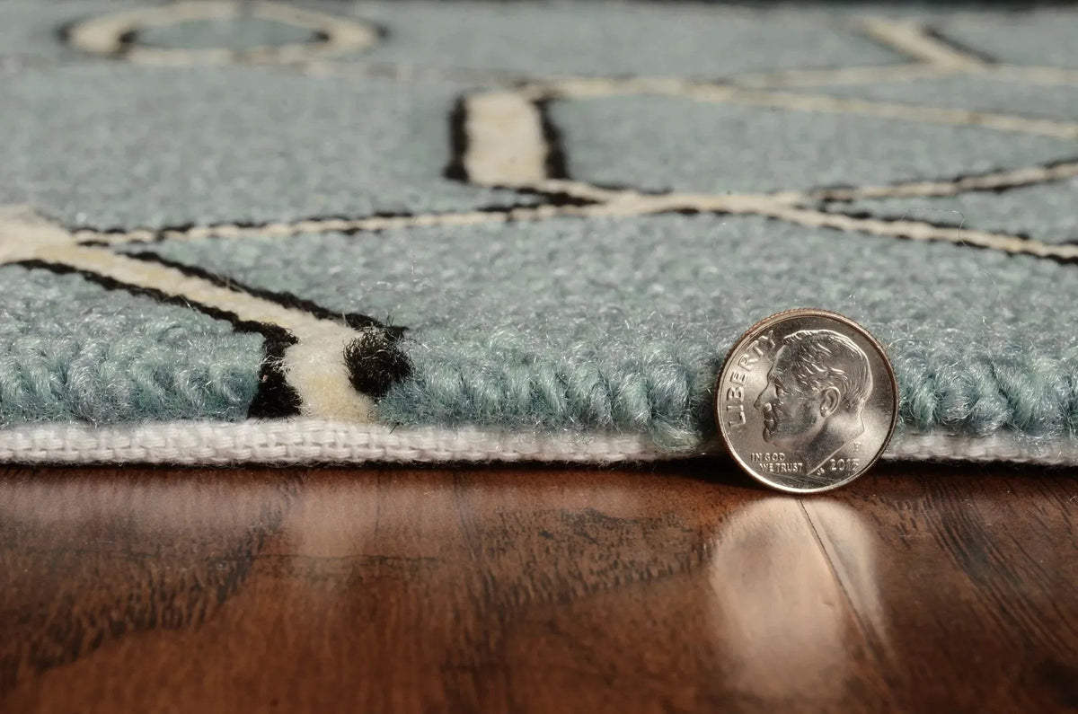 Libby Langdon Hamptons 5232 Groovy Gate Spa Rug