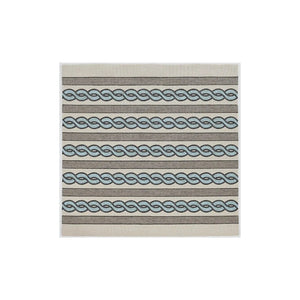 Libby Langdon Hamptons 5235 Cable Knit Ivory/Spa Rug