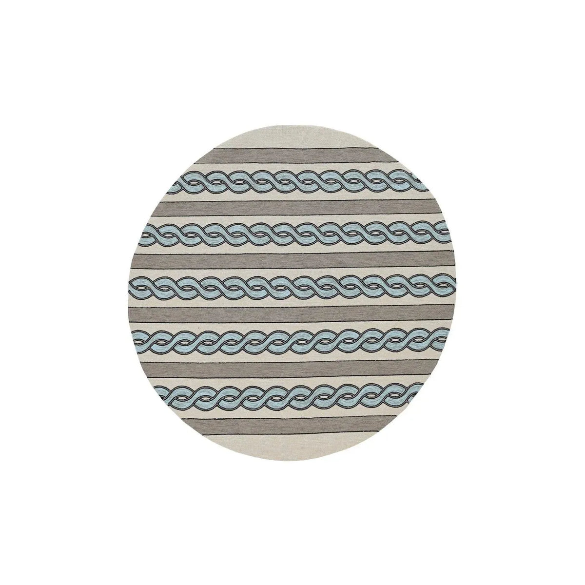 Libby Langdon Hamptons 5235 Cable Knit Ivory/Spa Rug