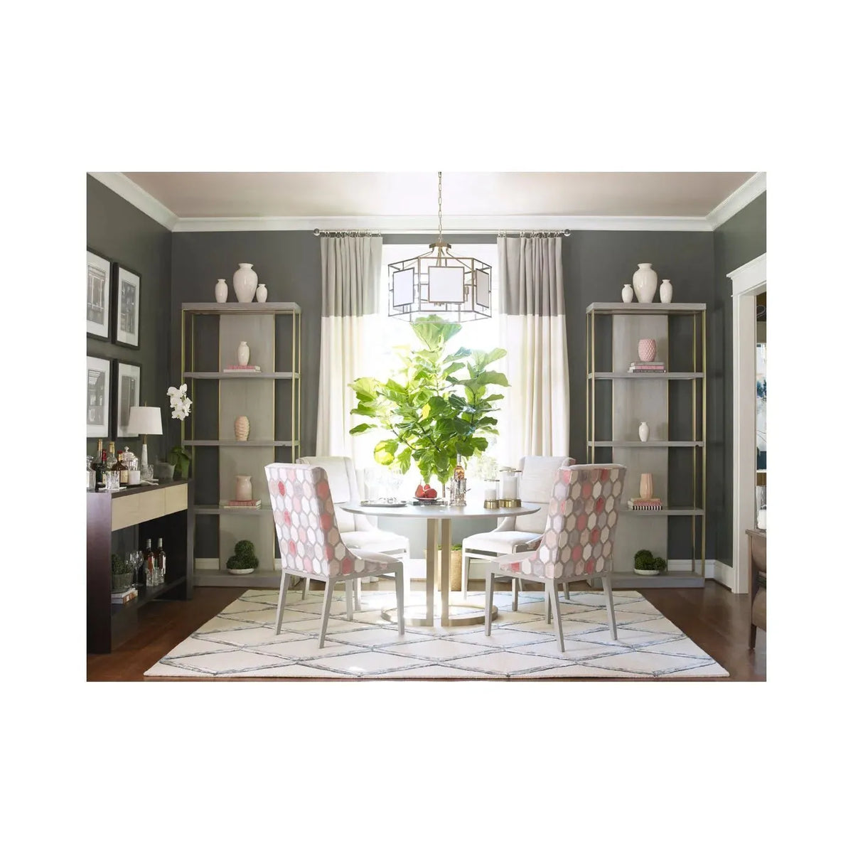 Libby Langdon Upton 4307 Mod Scape Putty/Slate Rug