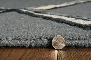 Libby Langdon Upton 4308 Mod Scape Charcoal/Silver Rug