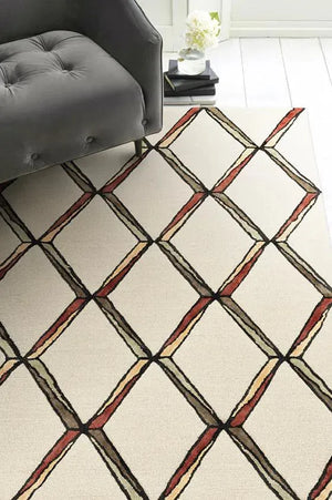 Libby Langdon Upton 4309 Mod Scape Cream/Gold Rug
