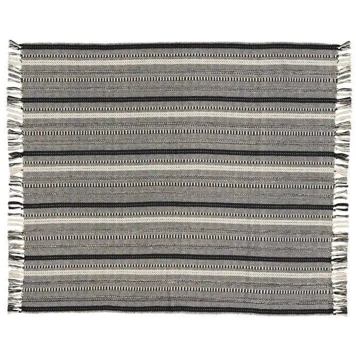 Lifestyle RJ204 Black Throw Blanket