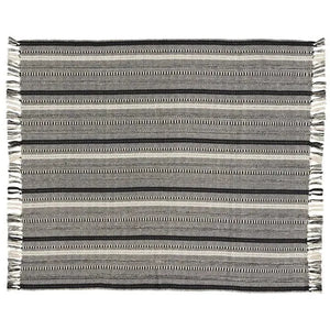 Lifestyle RJ204 Black Throw Blanket
