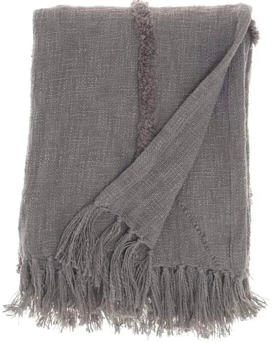 Lifestyle SH018 Grey Throw Blanket