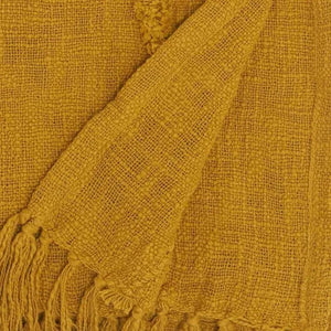 Lifestyle SH018 Mustard Throw Blanket