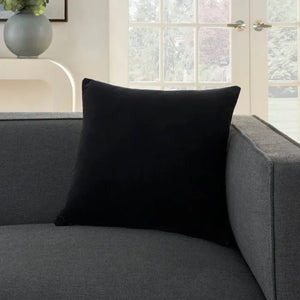 Lifestyle SS900 Black Cotton Velvet Pillow