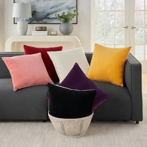 Lifestyle SS900 Red Cotton Velvet Pillow
