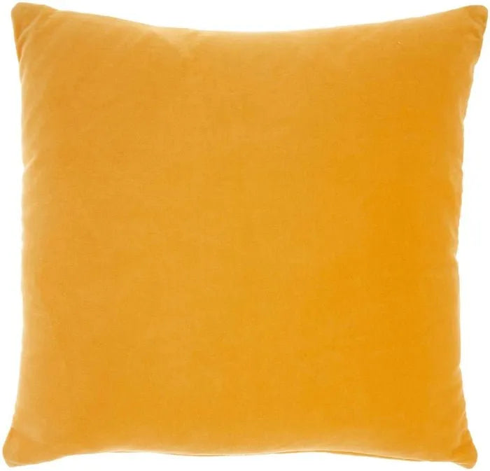 Lifestyle SS900 Yellow Cotton Velvet Pillow