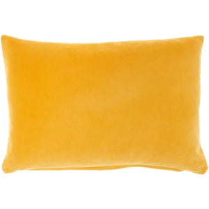 Lifestyle SS900 Yellow Cotton Velvet Pillow