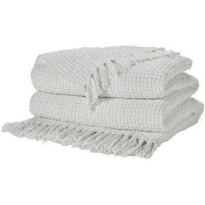 Lifestyle ZH225 White Throw Blanket