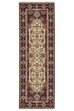 Lilihan 1802W Red/Ivory Rug