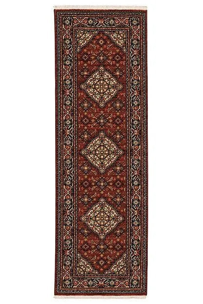 Lilihan 1C Red/Blue Rug