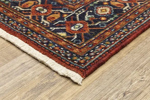 Lilihan 1C Red/Blue Rug