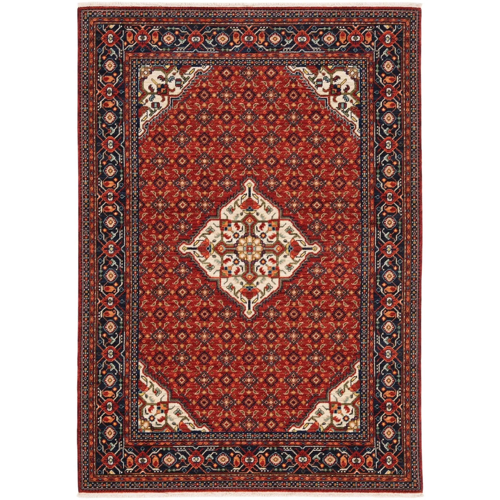 Lilihan 1C Red/Blue Rug