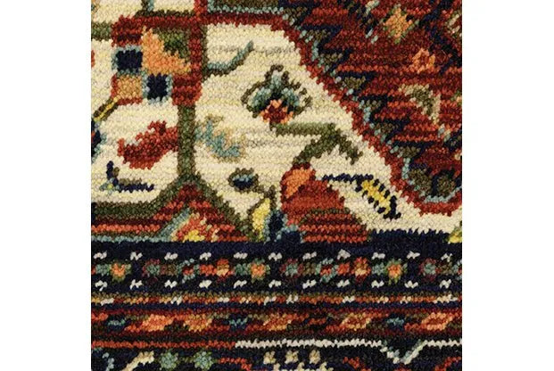 Lilihan 1C Red/Blue Rug