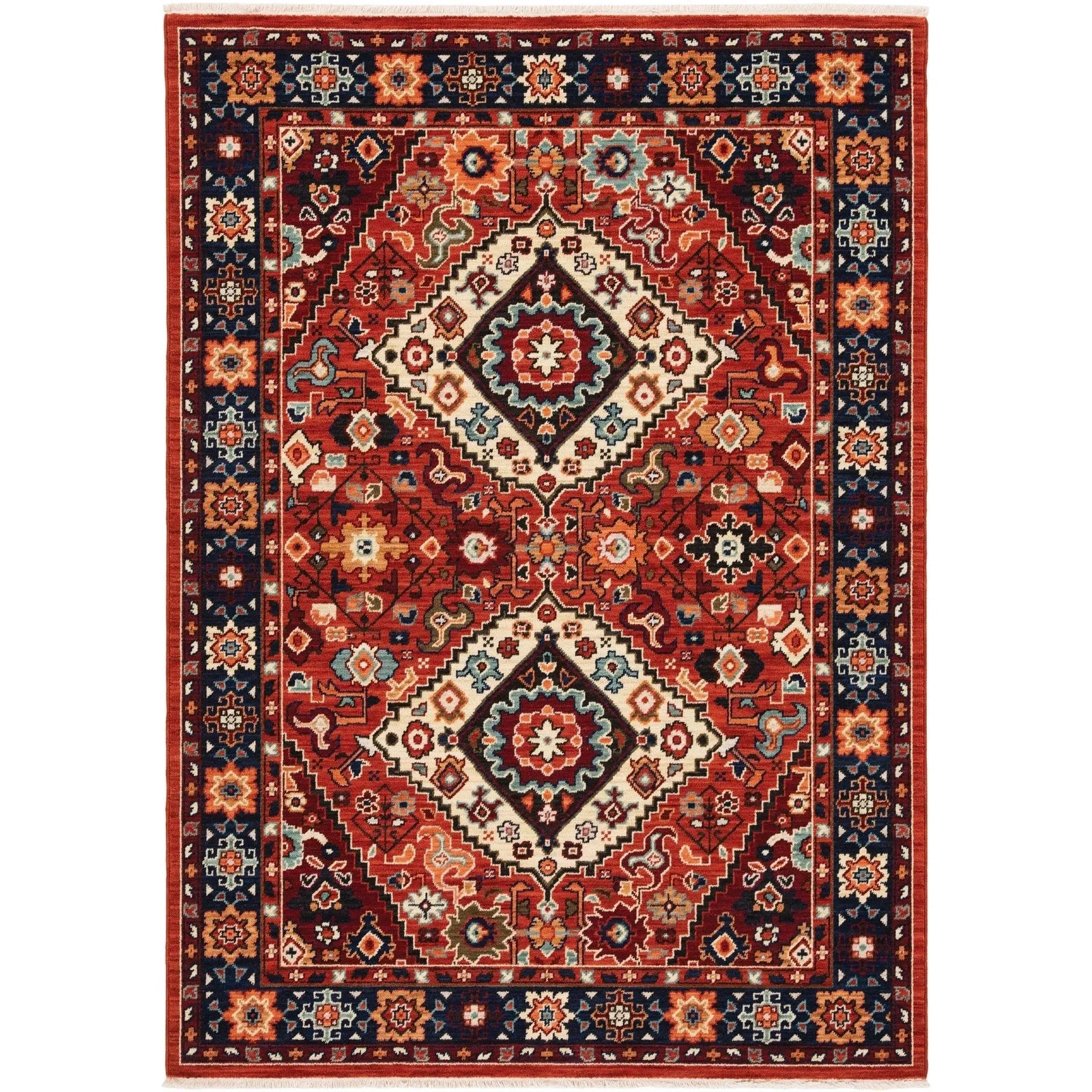 Lilihan 2061V Red/Blue Rug