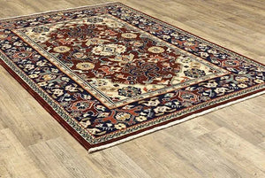 Lilihan 2062R Red/Blue Rug
