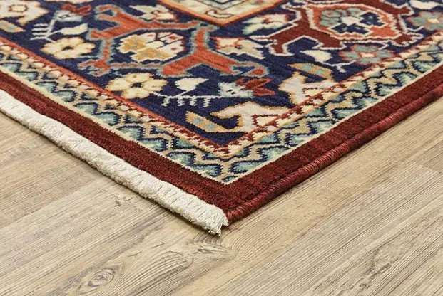 Lilihan 2062R Red/Blue Rug