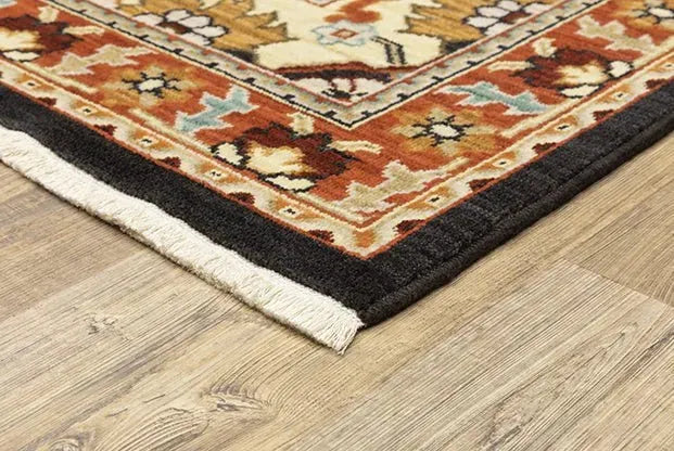 Lilihan 4929A Black/Red Rug