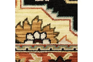 Lilihan 4929A Black/Red Rug