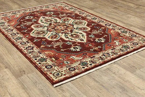 Lilihan 5502C Red/Ivory Rug