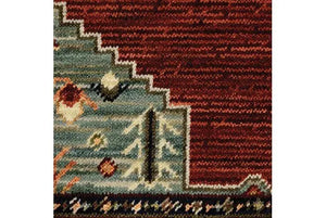 Lilihan 5503M Red/Blue Rug