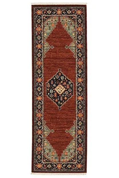 Lilihan 5503M Red/Blue Rug