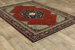 Lilihan 5503M Red/Blue Rug