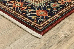 Lilihan 5503M Red/Blue Rug