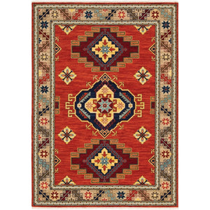 Lilihan 5504P Red/Multi Rug