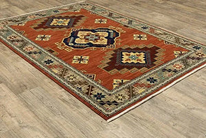 Lilihan 5504P Red/Multi Rug