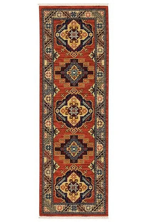 Lilihan 5504P Red/Multi Rug