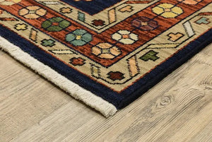 Lilihan 90B Blue/Red Rug