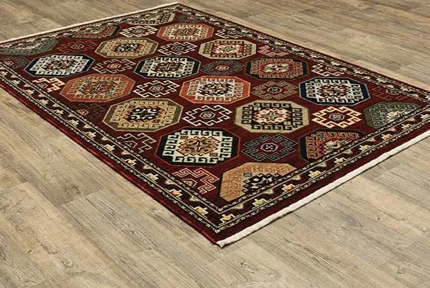Lilihan 91R Red/Multi Rug