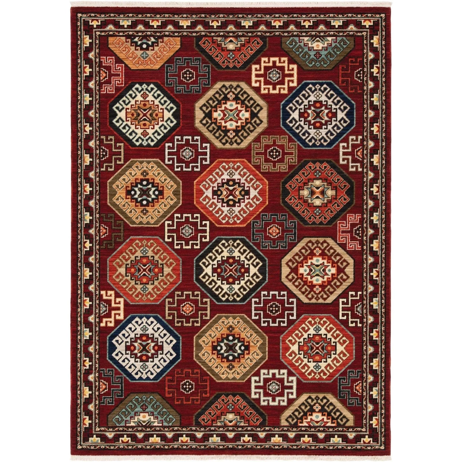 Lilihan 91R Red/Multi Rug