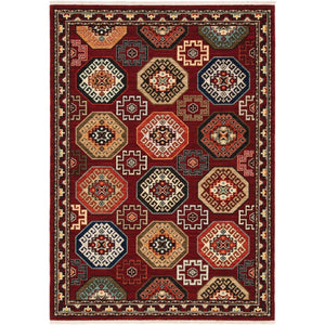Lilihan 91R Red/Multi Rug