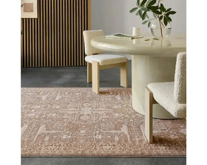 Lilit LIL03 Brown/cream Rug
