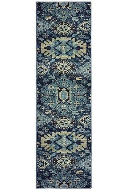 Linden 4302A Navy/ Blue Rug