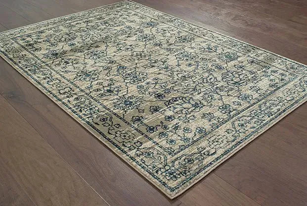 Linden 7804C Beige/ Navy Rug