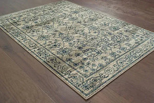 Linden 7804C Beige/ Navy Rug