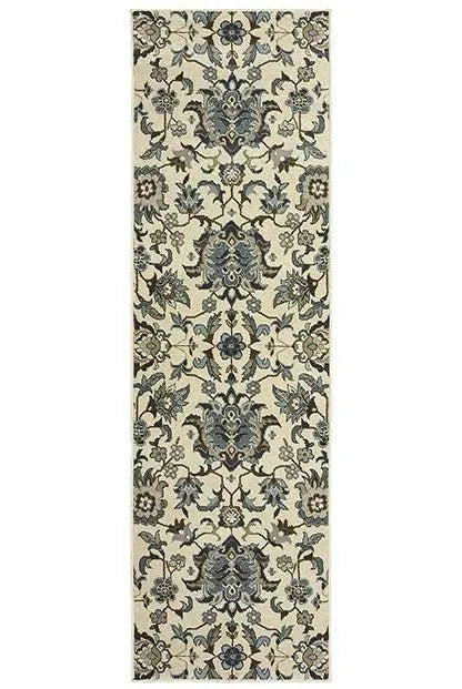 Linden 7811A Ivory/ Blue Rug