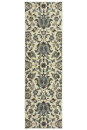 Linden 7811A Ivory/ Blue Rug