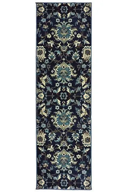 Linden 7811B Navy/ Blue Rug